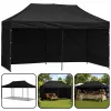 Express Kerti Sátor Vendéglátóipari Pavilon Fekete 3x6 M