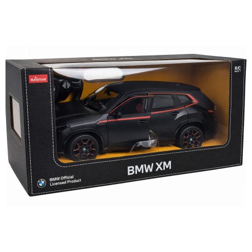 BMW XM távirányítós autó Rastar fekete 1:14