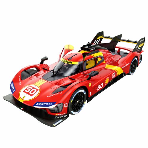 Ferrari 499P távirányítós autó piros Rastar 1:24