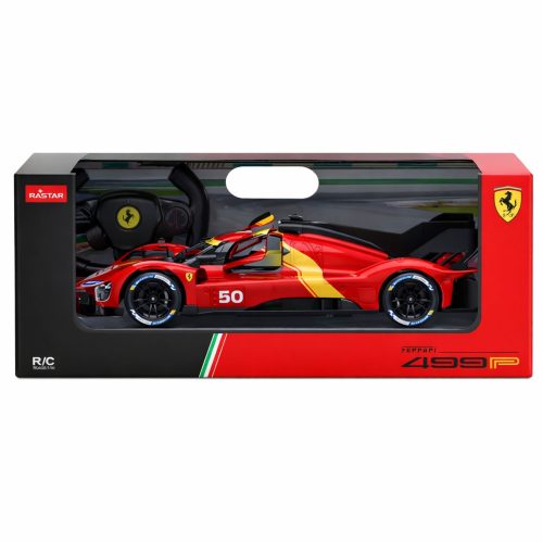 Ferrari 499P távirányítós autó piros Rastar 1:24