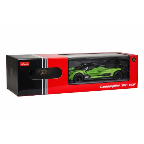 Lamborghini SC63 távirányítós autó zöld Rastar 1:24