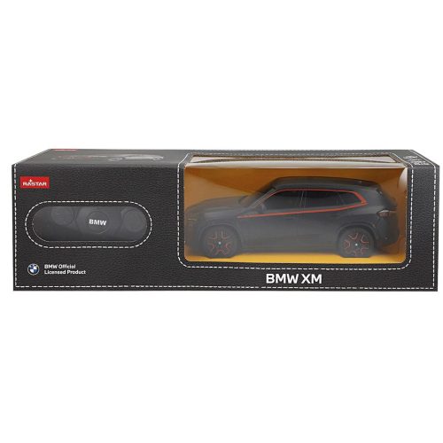 BMW XM távirányítós autó Rastar fekete 1:24