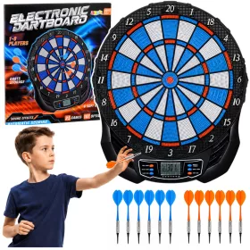   Elektronikus LCD Darts Tábla Arcade Játék 25 Játék 176 Változat