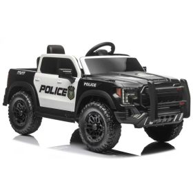 Police Battery Car 4x4 P5 12V7Ah Black