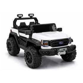 4x4 Battery Car 22F 12V10Ah White