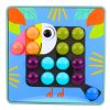 Kreatív geometrikus kirakós mozaik oktató kirakó gombák 53 darabos.