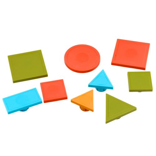 Kreatív geometrikus kirakó mozaik oktató kirakó 35 darabos.