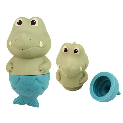 4 db-os gumi sellő állatos fürdőjáték készlet