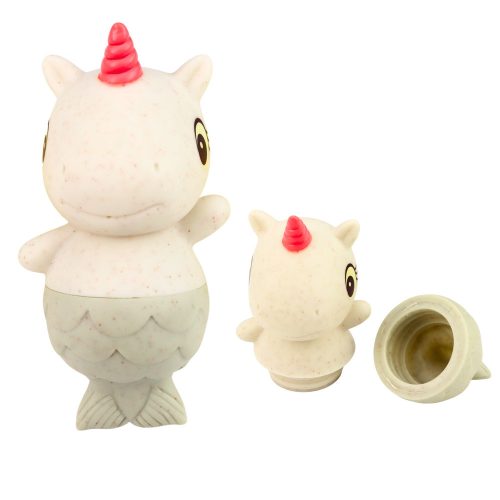 4 db-os gumi sellő állatos fürdőjáték készlet