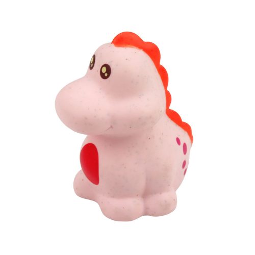 Oktató gumi dinoszaurusz készlet fürdéshez, pasztell játékokhoz, 6 db.