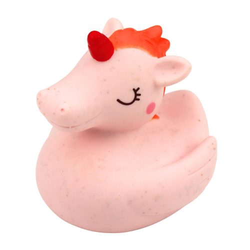 Oktató gumiállatok készlet fürdéshez, pasztell játékok, 6 db.