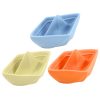 Gumicsónak szett fürdőzésre kisgyermekeknek pasztell színben 3 db.