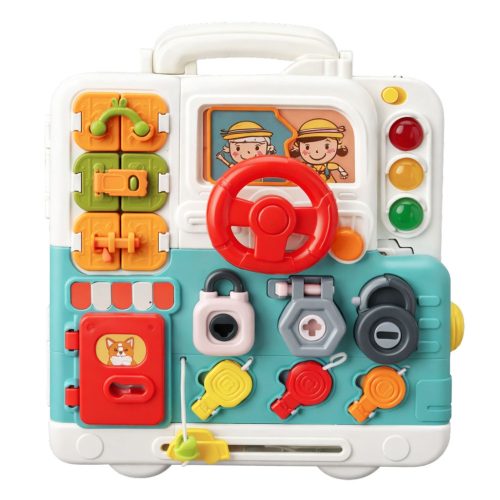 Interactive Book Educational Manipulative Board Lights Sounds 16 pcs.