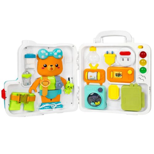 Interactive Book Educational Manipulative Board Lights Sounds 16 pcs.