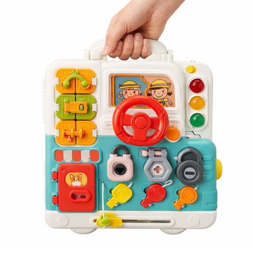 Interactive Book Educational Manipulative Board Lights Sounds 16 pcs.