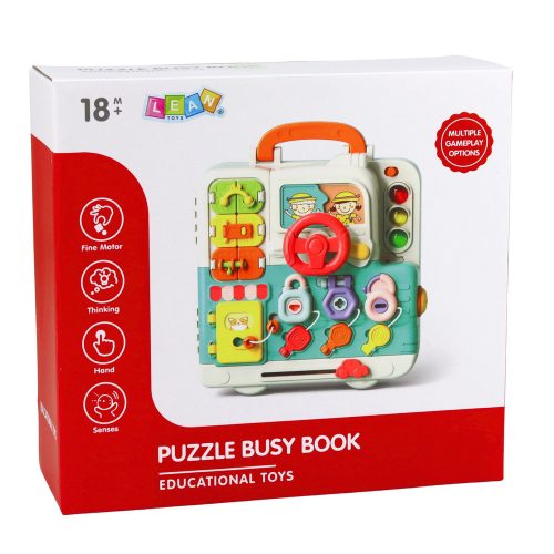 Interactive Book Educational Manipulative Board Lights Sounds 16 pcs.