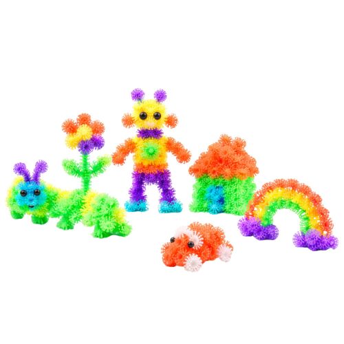 Kreatív barkácskészlet tépőzáras építőkockák oktatási kockák 836 db-os