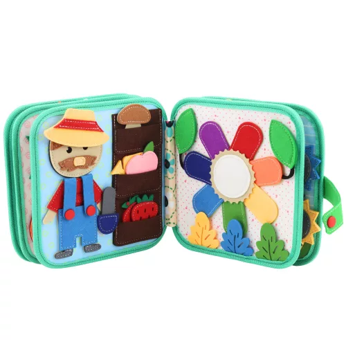 3D filc érzékszervi oktatókönyv - Háziállatok - Tehén