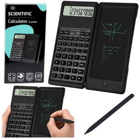   Tudományos irodai számológép LCD kijelzővel, grafikus táblával, tollal, 10 számjeggyel