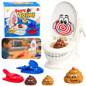 Popping Jumping Poop WC Catapult matrica árkád játék