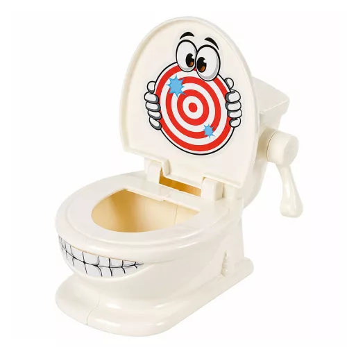 Popping Jumping Poop WC Catapult matrica árkád játék