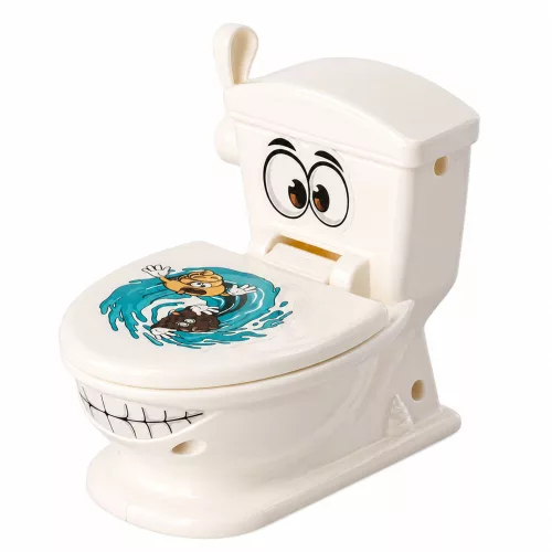 Popping Jumping Poop WC Catapult matrica árkád játék