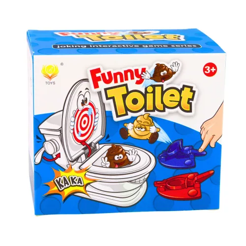 Popping Jumping Poop WC Catapult matrica árkád játék
