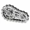 Fidget Spinner lánckerék, stresszoldó, rozsdamentes acél, ezüst