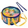 Musikinstrumenten-Set für Kinder: Trommel, Trompete, Rasseln, Stöcke