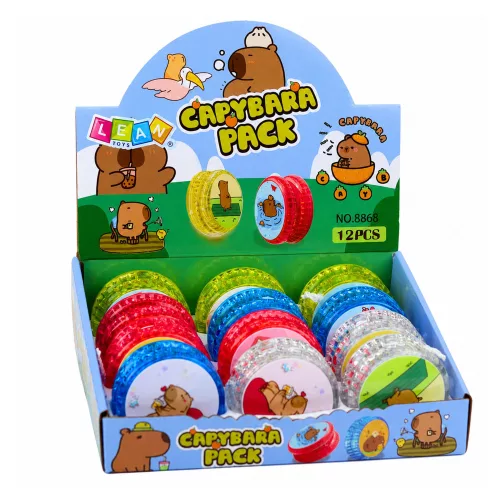 Jojo Capybara Skill Toy Ragyogó Színes Yo-Yo 5,5 cm