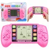 Hordozható LCD Tetris elektronikus játékkonzol rózsaszín
