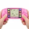 Hordozható LCD Tetris elektronikus játékkonzol rózsaszín