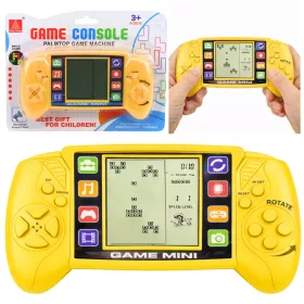 Elektronikus Játékkonzol Tetris Hordozható LCD Sárga