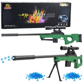   Hidrogél golyós mesterlövész puska céltávcső hangtompító kétlábú állvány