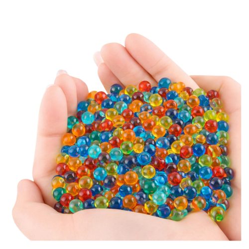 Hidrogél vízgolyók fegyverekhez, vegyes színek, 50000 db, 7-8 mm