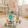 Interactive Educational Bike, Pusher, Table, Scooter 5 in 1 Gray