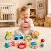 Set of Rattles, Teethers, Toys for Toddlers, Colorful, Moving, 9 pcs.