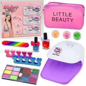   Köröm Smink Szépségkészlet Állítható Táska Kiegészítők 20 db.