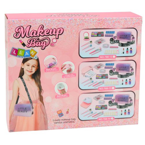 Köröm Smink Szépségkészlet Állítható Táska Kiegészítők 20 db.