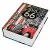 Book Safe With Key Small Cash Box Route 66