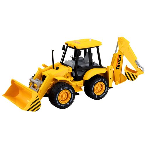 Construction Excavator Loader Bulldozer Drive Lights Sounds Yellow