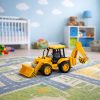Construction Excavator Loader Bulldozer Drive Lights Sounds Yellow