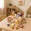 Wooden Mini Bakery Set of Bread with Velcro in a Box 10 pcs.