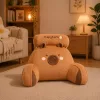 Háttámlás Fotel Háttámla Fotel Ágyhoz Capybara Barna 60 x 40 cm