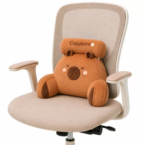 Háttámlás Fotel Háttámla Fotel Ágyhoz Capybara Barna 60 x 40 cm