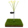 Napelemes kerti lámpa, dekoratív gombákkal, meleg LED fény, 70 cm