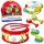 Musical Instruments For Children Drum Rattles Tambourine Castanets