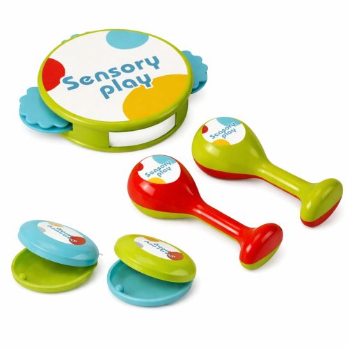 Musical Instruments For Children Drum Rattles Tambourine Castanets