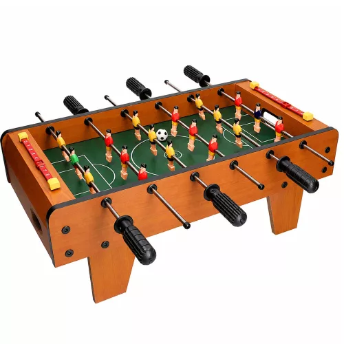 Asztali foci árkád játék mini fa játékasztal 50x25 cm