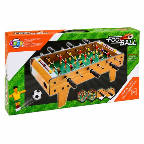 Asztali foci árkád játék mini fa játékasztal 50x25 cm